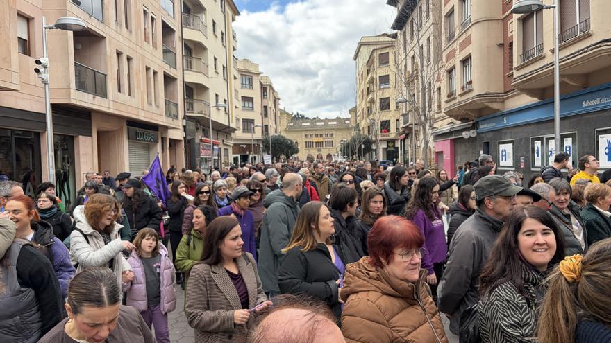 Estella-Lizarra ha vivido una mañana reivindicativa entorno al 8M