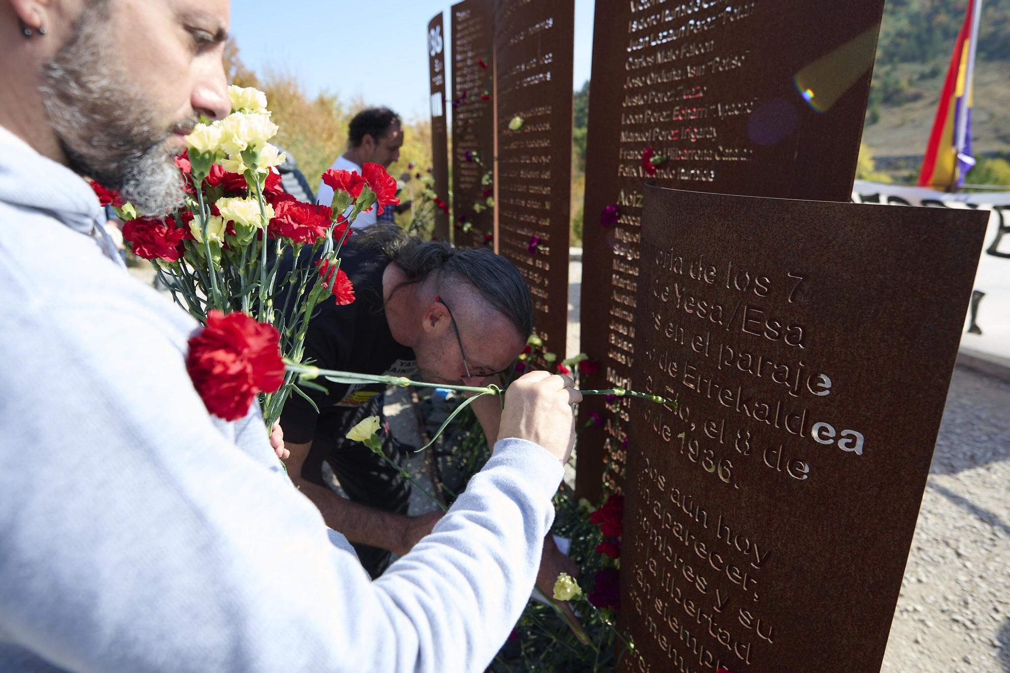 Homenaje anual en la Tejería de Monreal a las personas asesinadas en 1936