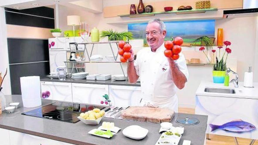 El mediático cocinero Karlos Arguiñano, durante uno de sus programas.