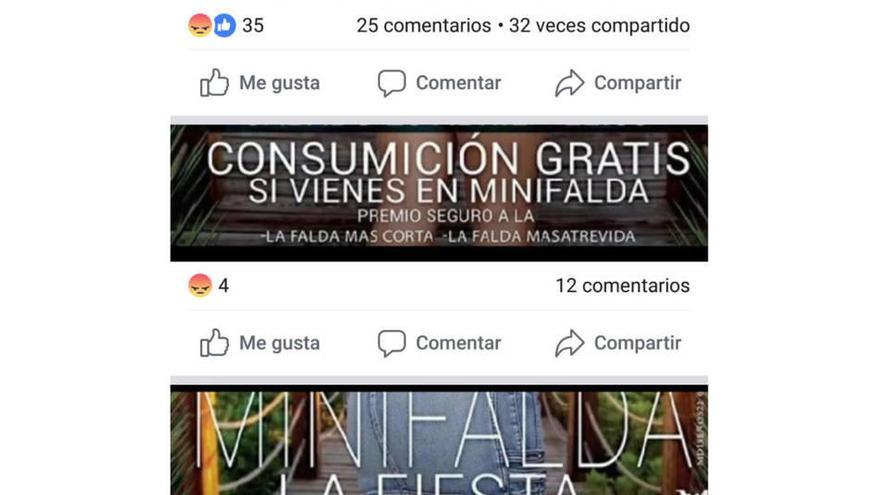 Denuncian que un local de Talavera ofrecía bebida gratis por llevar minifalda