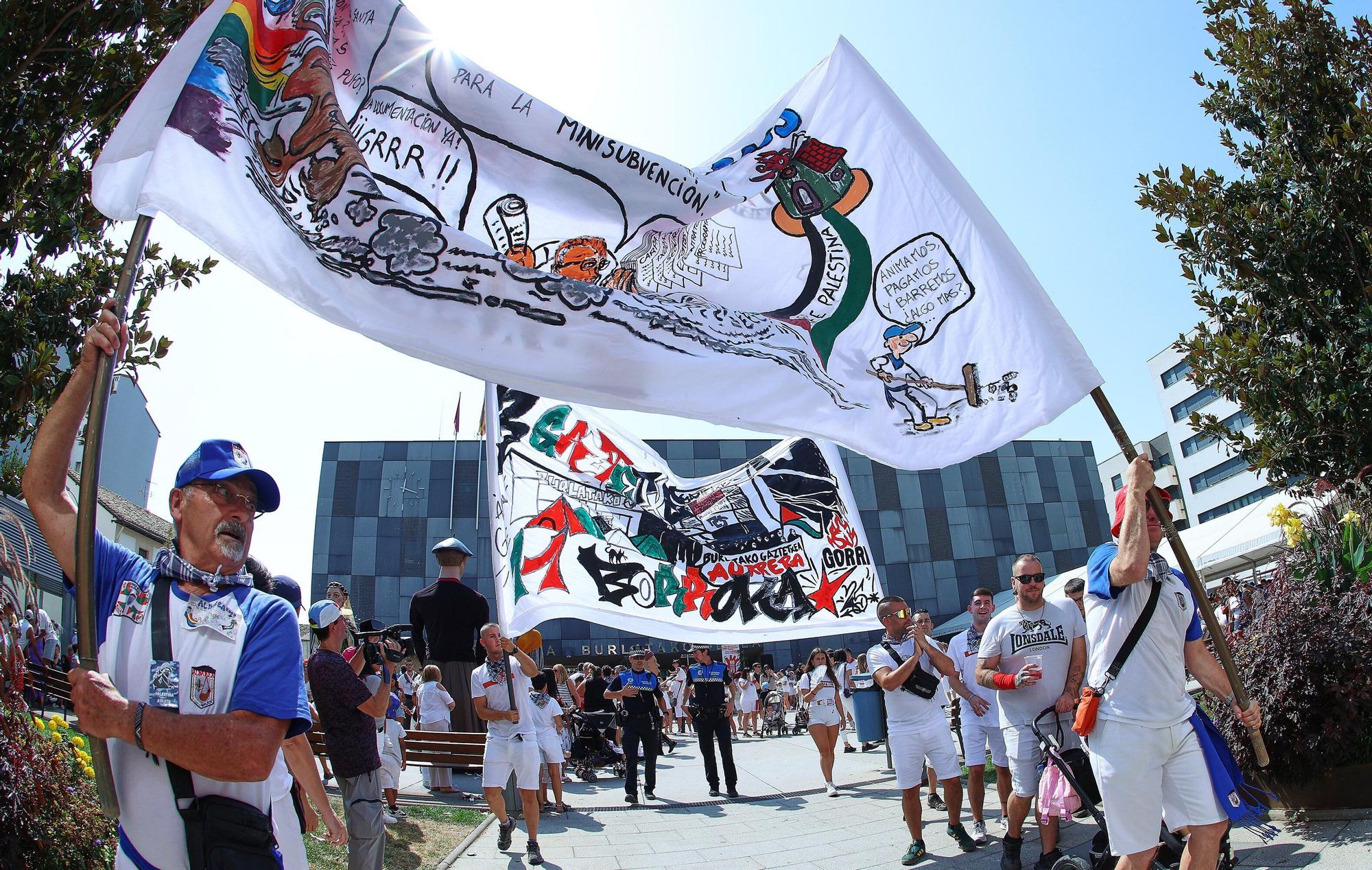 Fotos del chupinazo de Burlada
