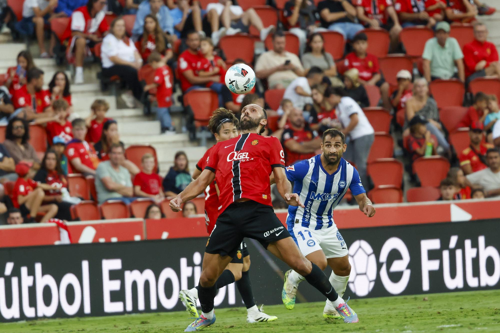 En imágenes: El Alavés pierde ante el Mallorca en Son Moix