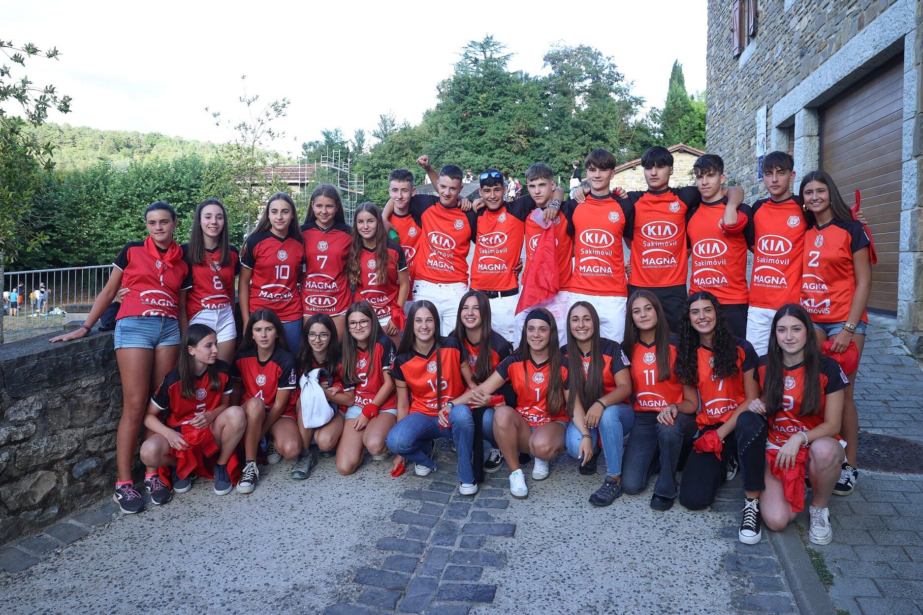 Fotos del cohete de fiestas de Zubiri