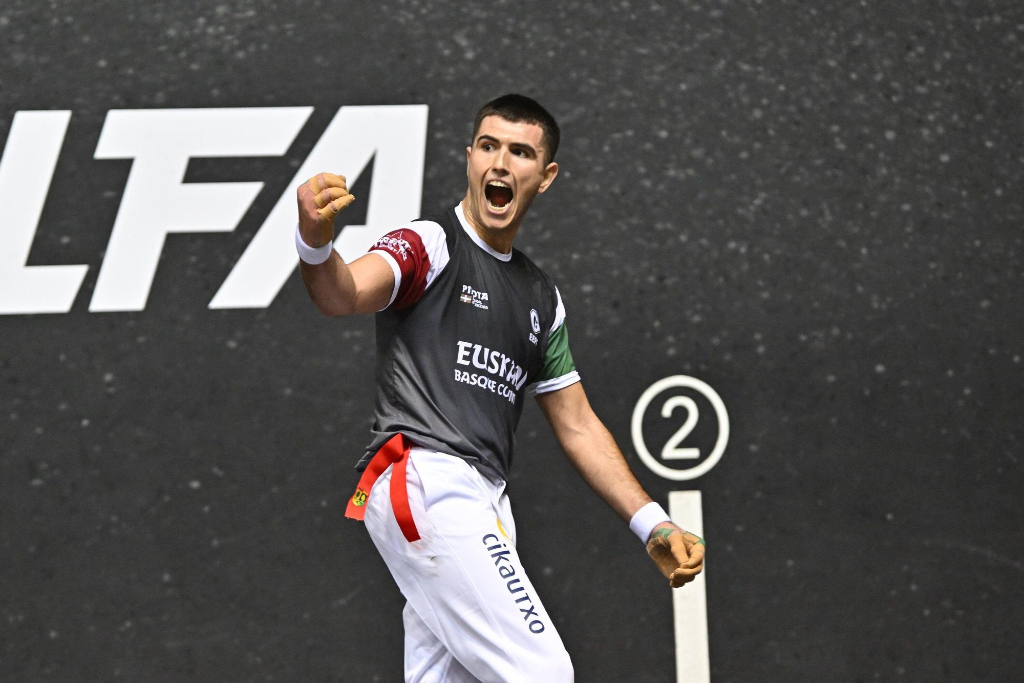 En imágenes: Lizeaga supera a Arribillaga en la final de la Liga de Naciones de mano individual