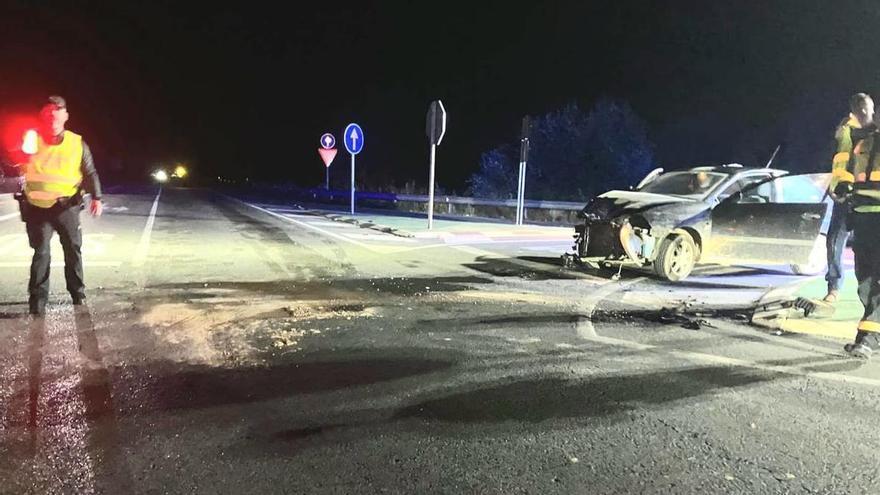 Dos heridos en una colisión en la NA-134 a la altura de Milagro