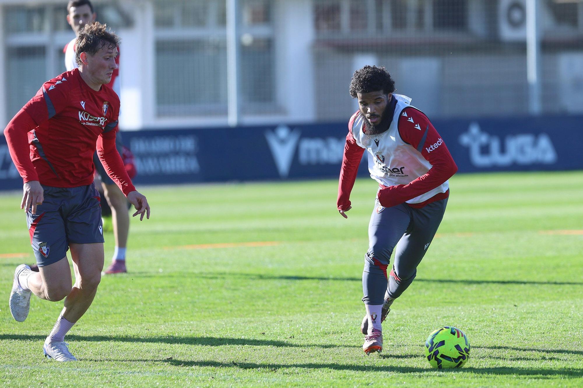 Fotos del entrenamiento de Osasuna de este martes 9 de diciembre