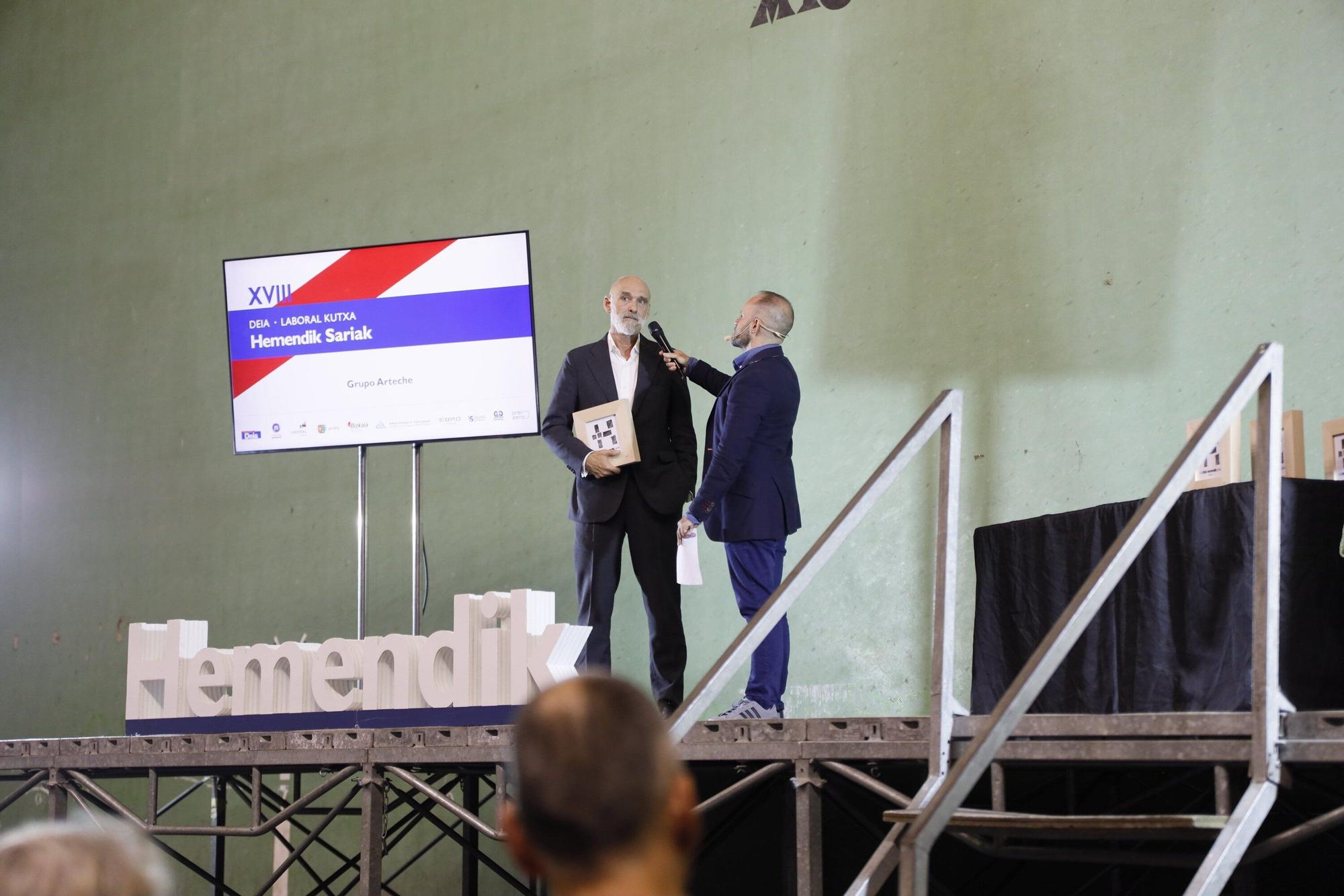 En imágenes: así ha sido la gala DEIA Laboral Kutxa Hemendik Sariak de Mungialdea