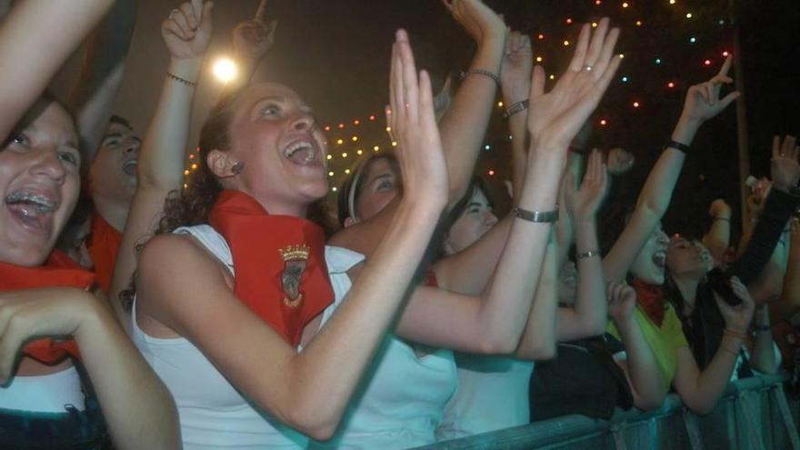 Concierto en el parque de Antoniutti durante unos sanfermines pasados.