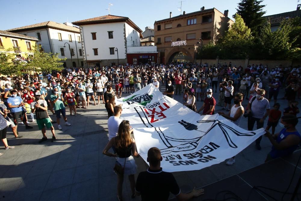 Manifestación por el cierre de Siemens Gamesa Aoiz