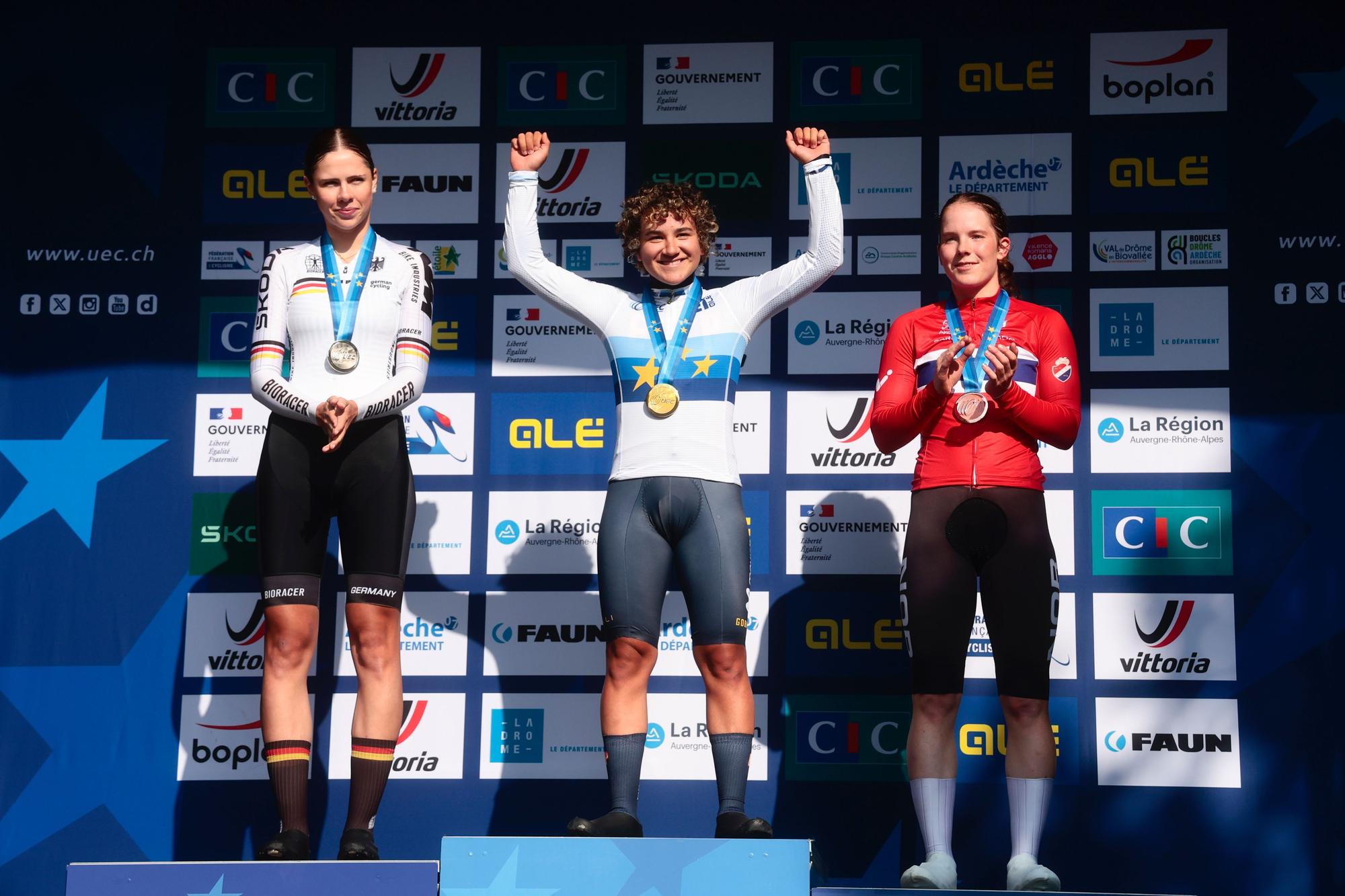 Fotos de Paula Ostiz, bicampeona de Europa júnior