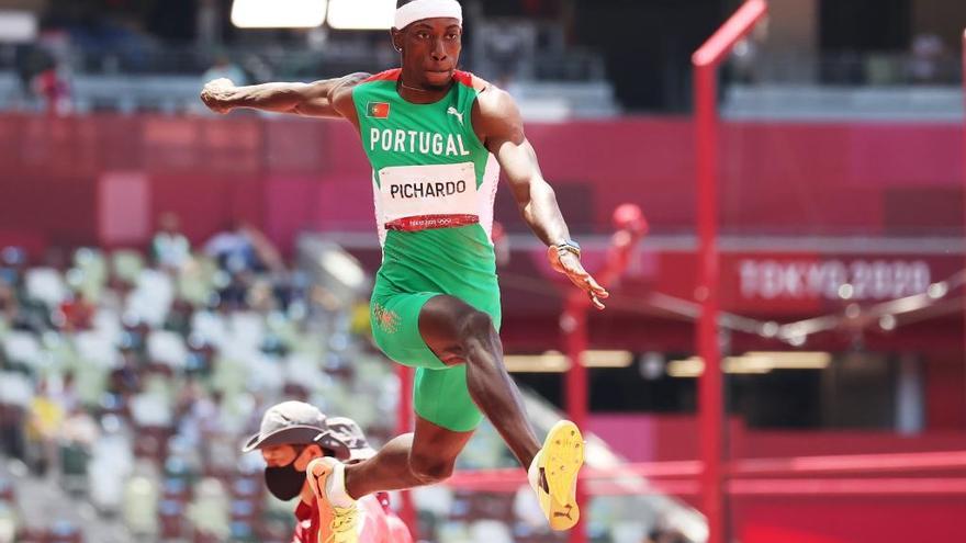 Pedro Pichardo gana la medalla de oro en el triple salto de longitud.