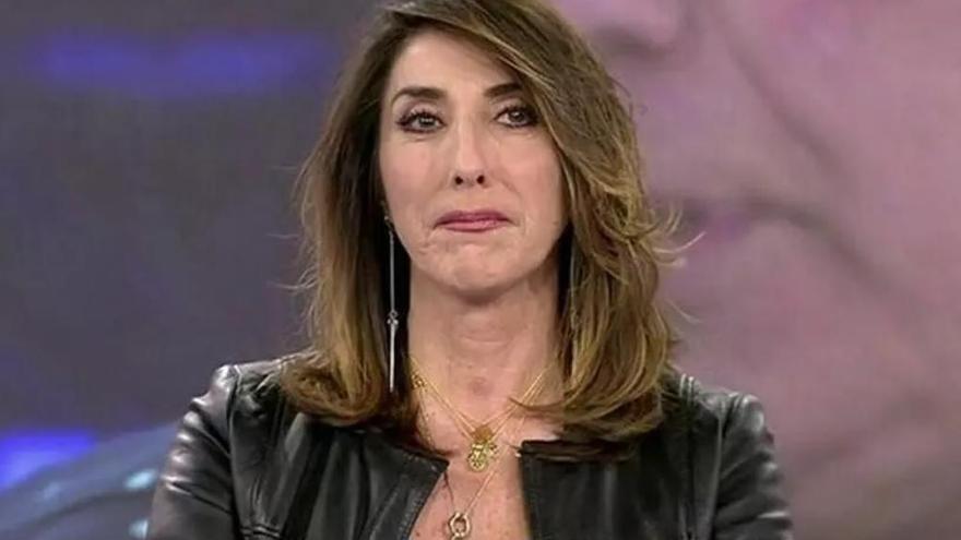 Paz Padilla, llorando en &#039;Sálvame&#039;.