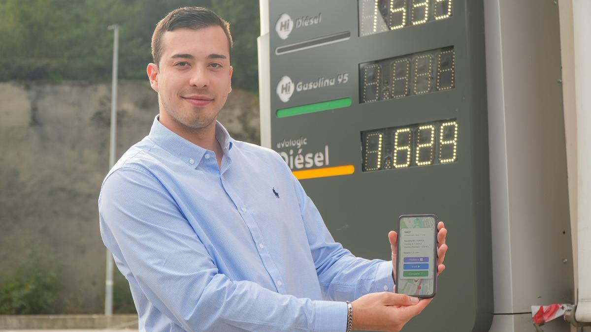 Iker Avileo, creado de la página web fuelmaps.com.