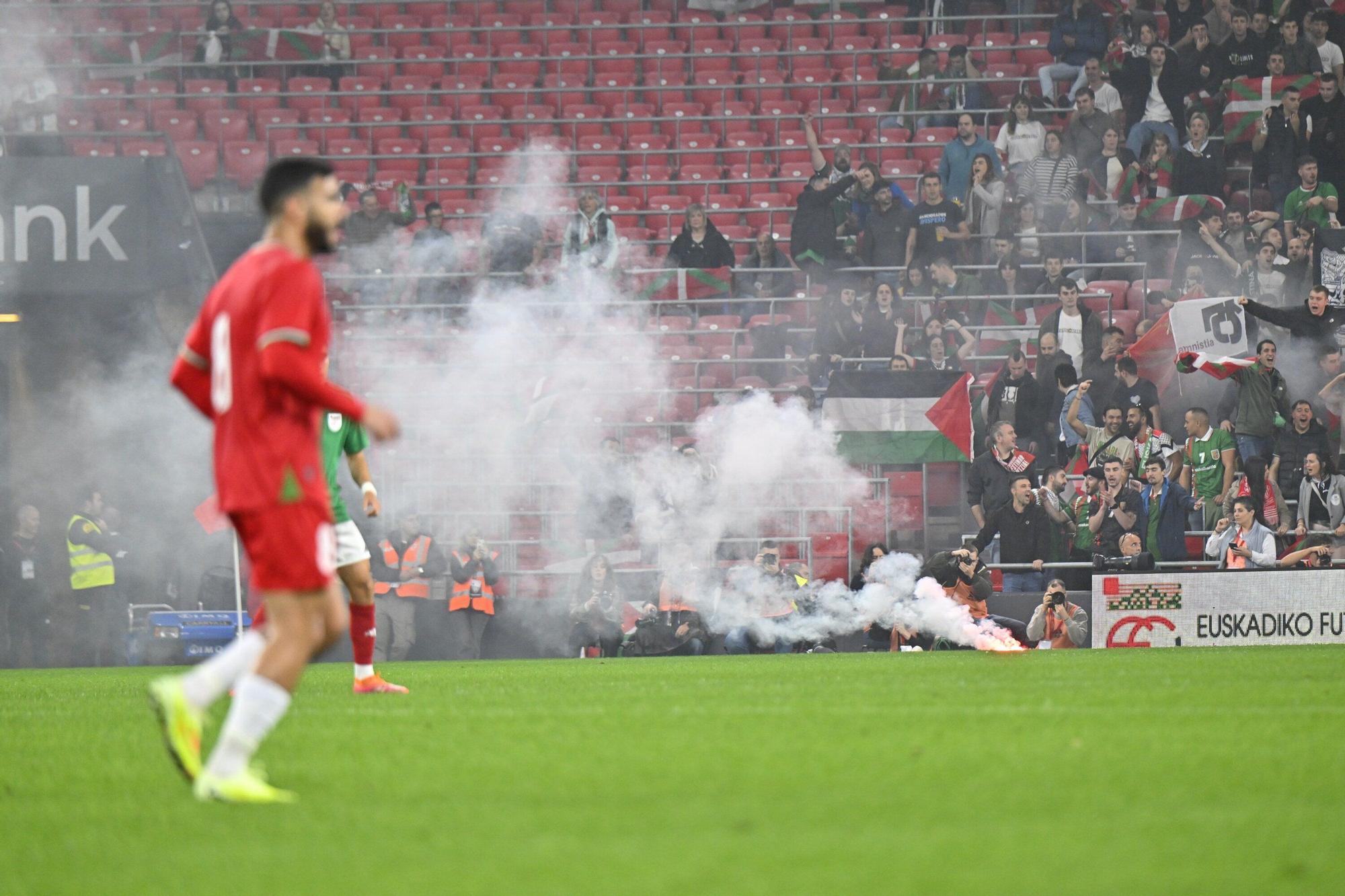 Las imágenes del Euskal Selekzioa - Palestina