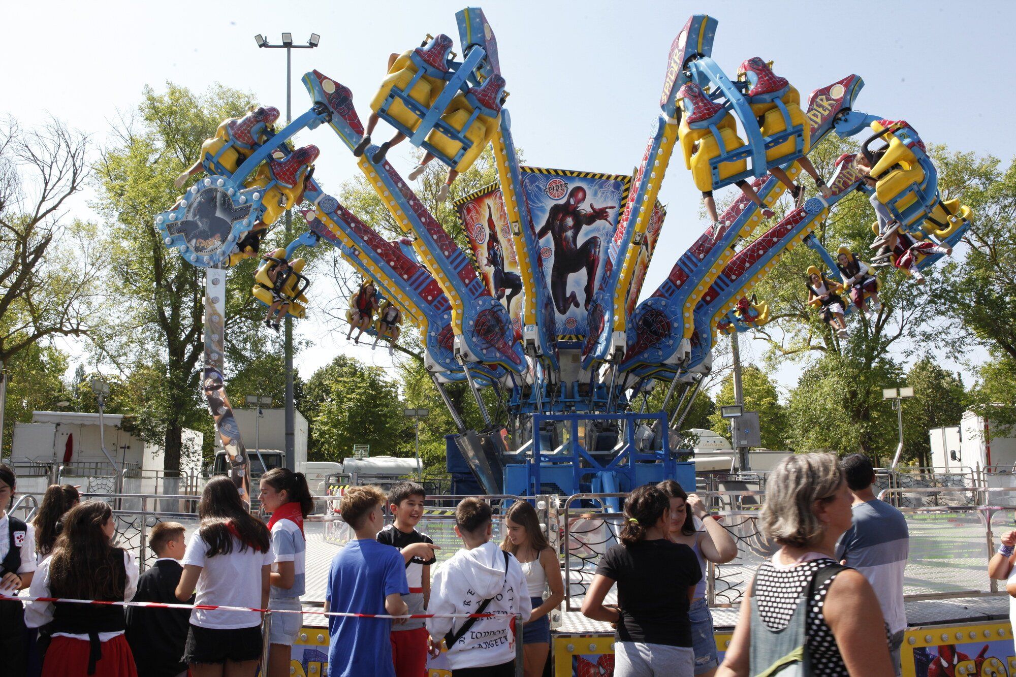 Las barracas, epicentro de la fiesta