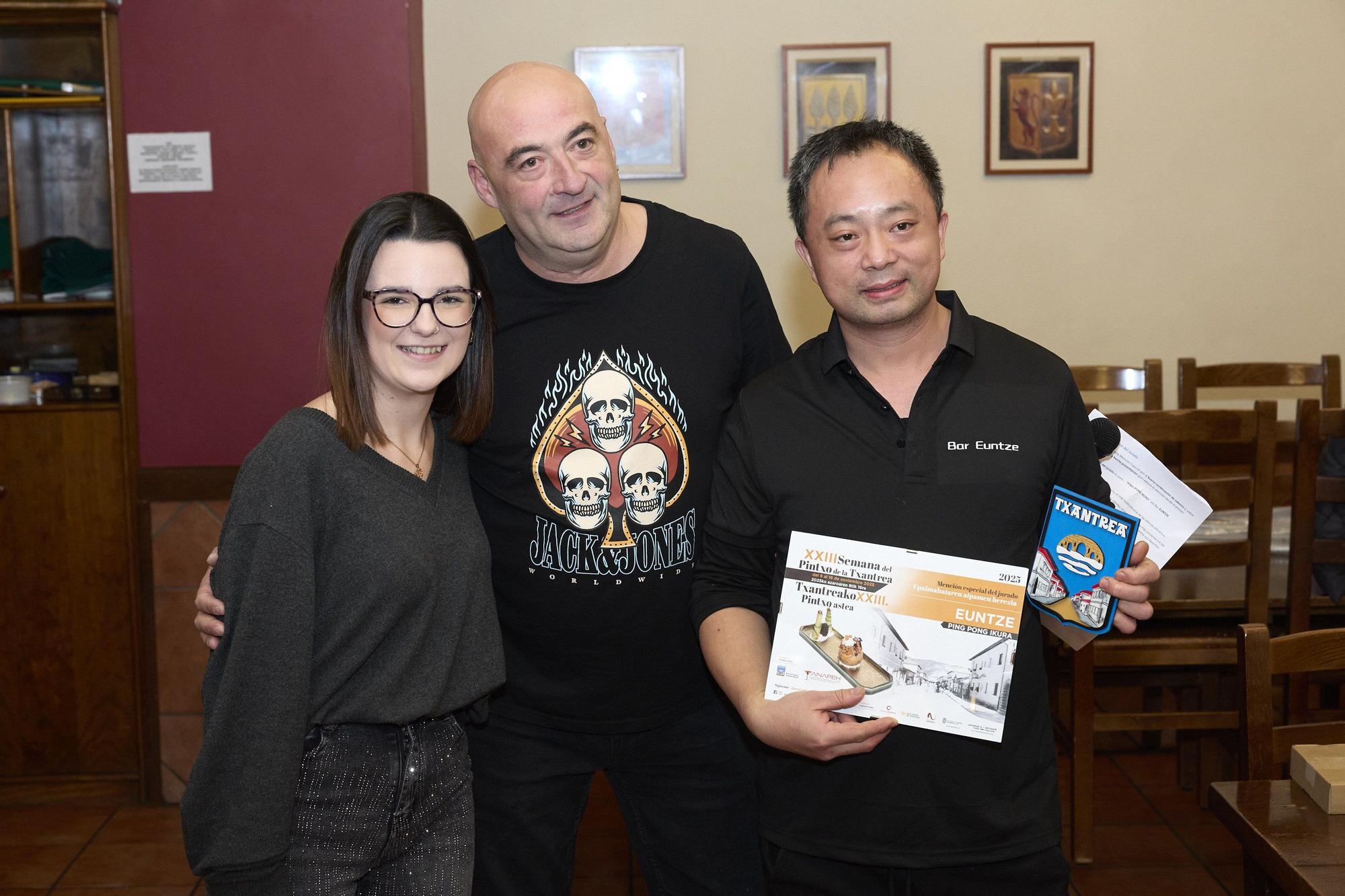 Entrega de premios de la XXIII Semana del Pintxo de la Txantrea