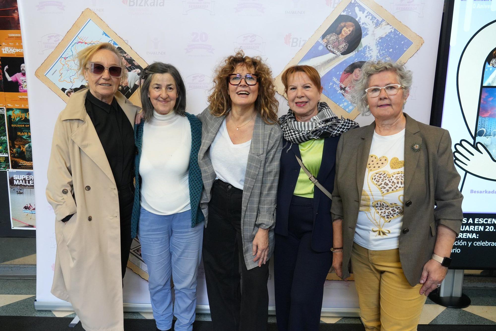 Loli Astoreka, Justi Larrinaga, Sol Maguna, Inés Begoña y Yuli Ortiz, algunas de las  mujeres que han tenido peso en la escena de los últimos 20 años.