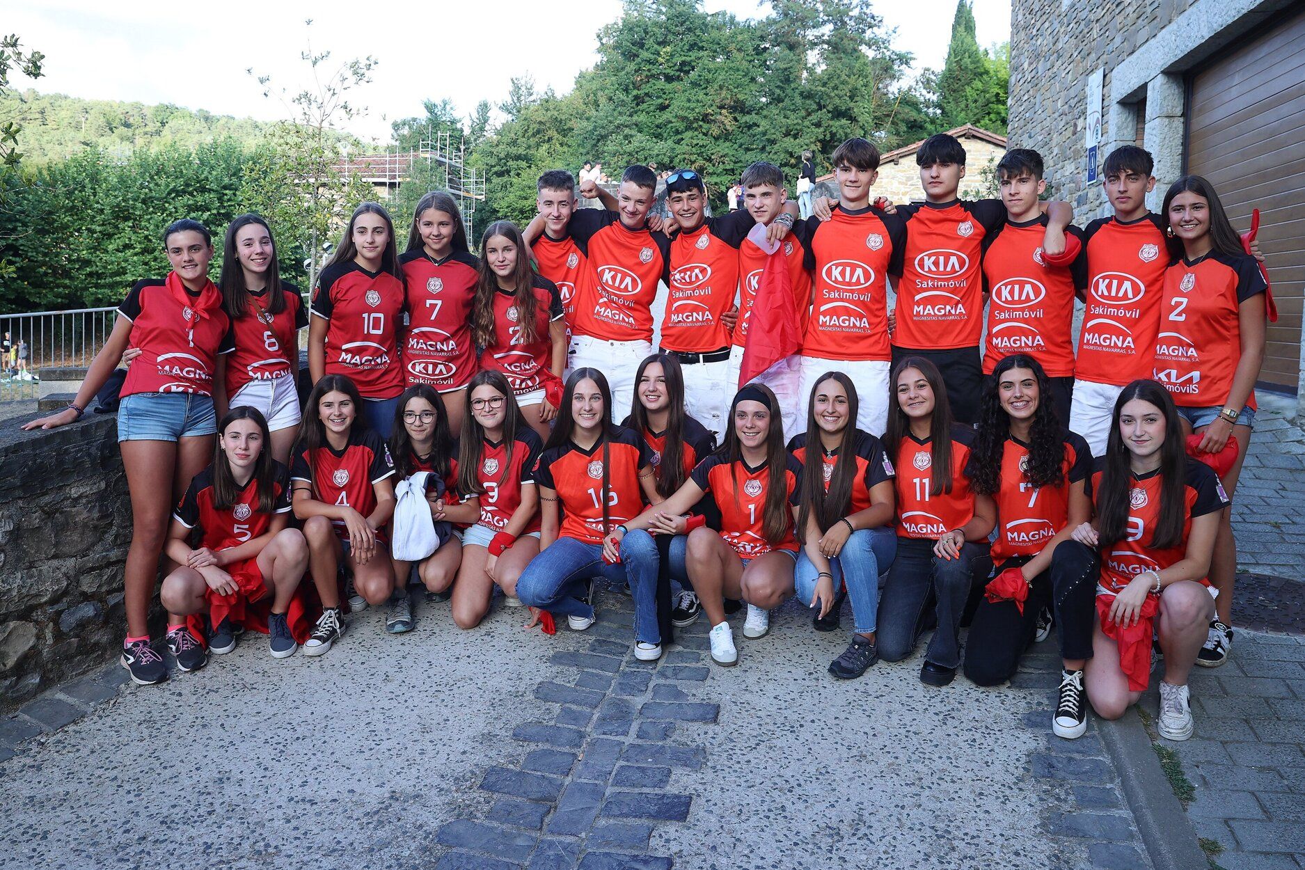Fotos del cohete de fiestas de Zubiri
