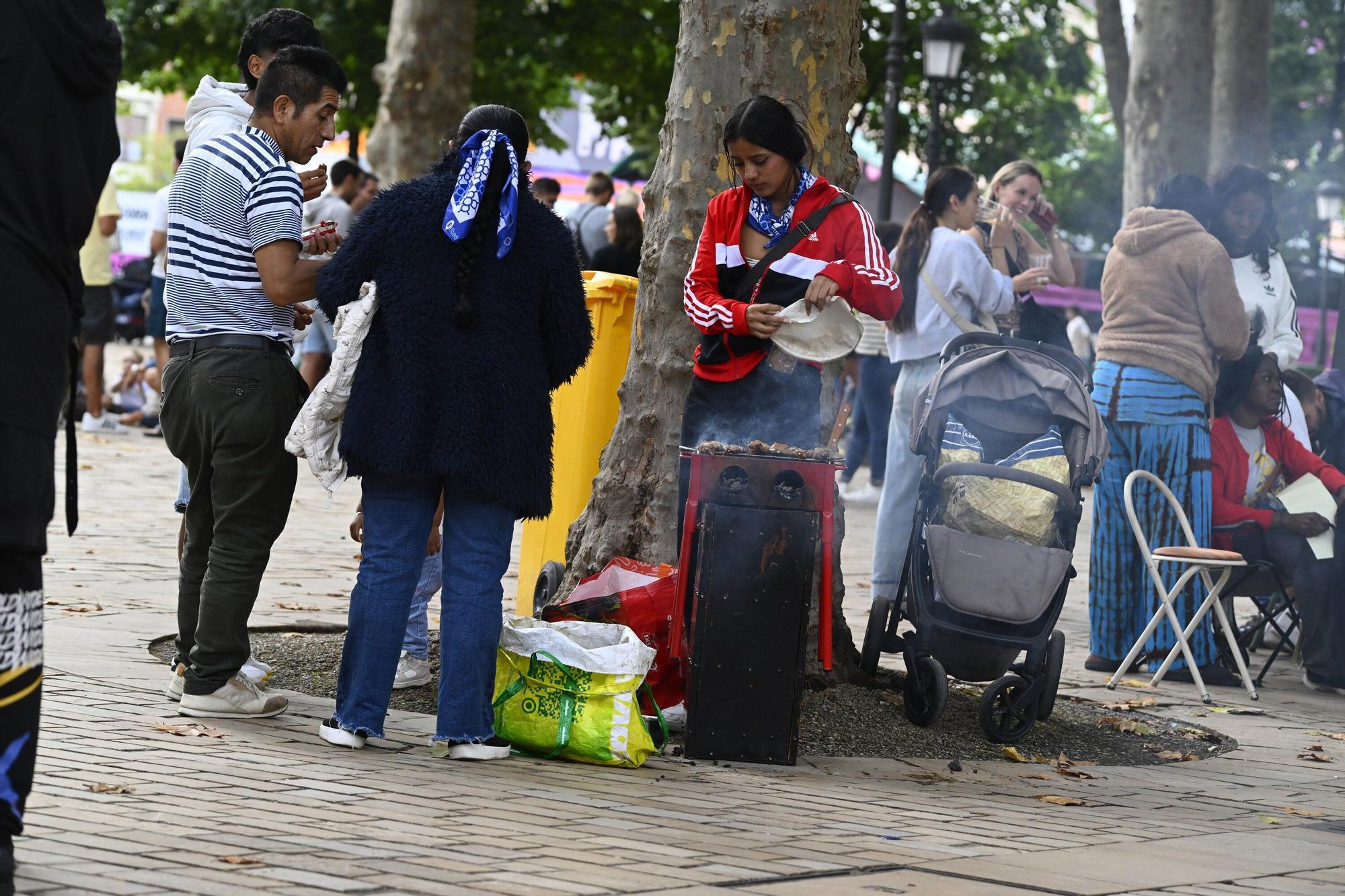 En imágenes: puestos de comida ilegal en Aste Nagusia