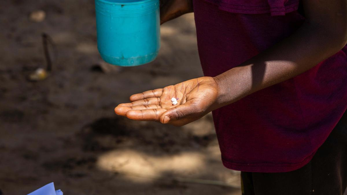 Pastillas contra la malaria.