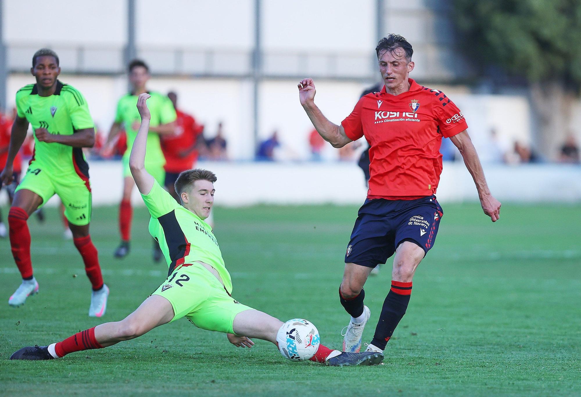 Osasuna logra en Tafalla su primer triunfo de pretemporada