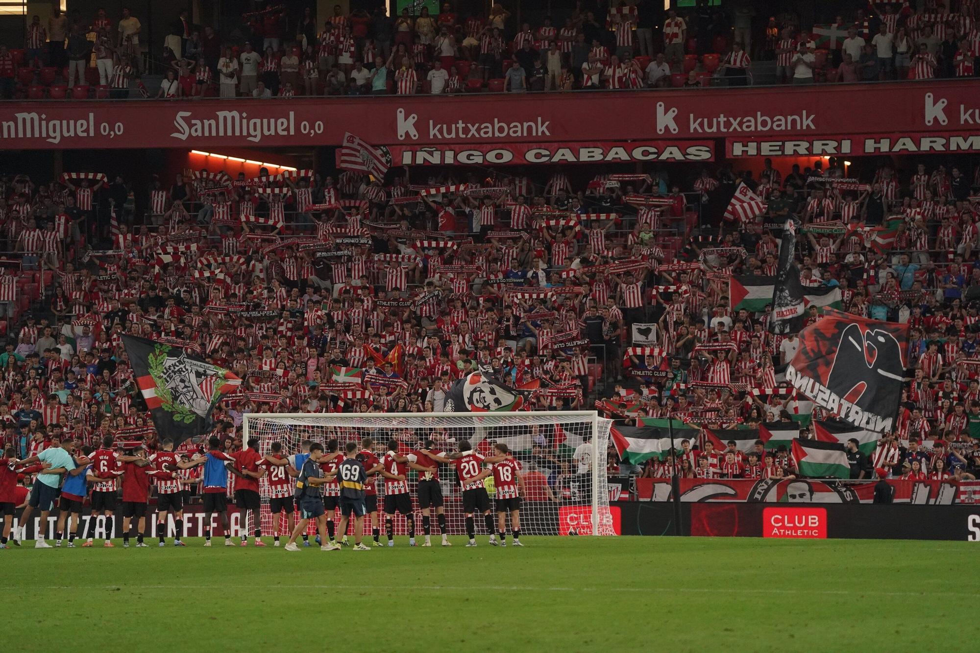 El Athletic - Rayo Vallecano, en imágenes