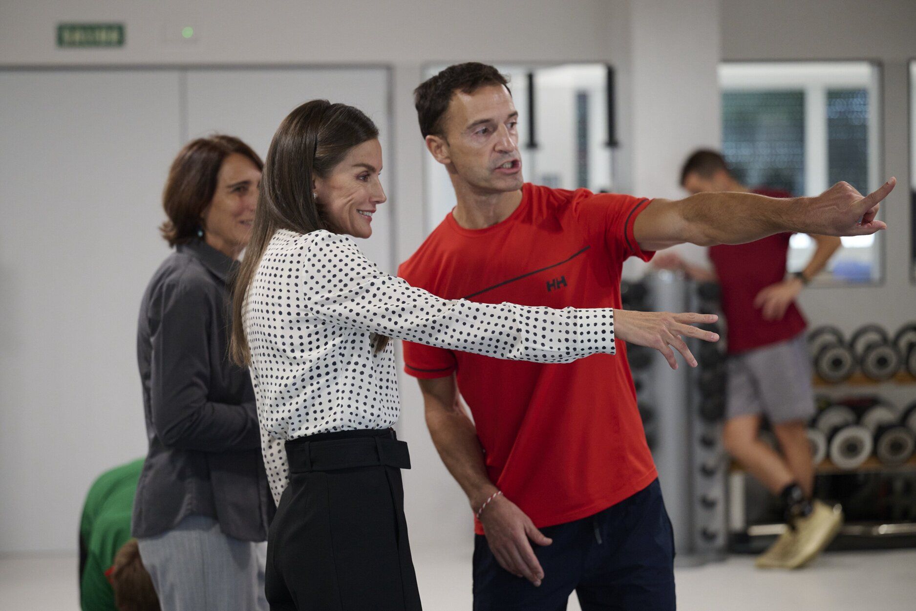 Fotos de la visita de la reina Letizia al CIP FP Lumbier IIP