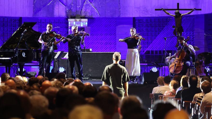 Alos Quartet toma la basílica de Arantzazu con amigos especiales
