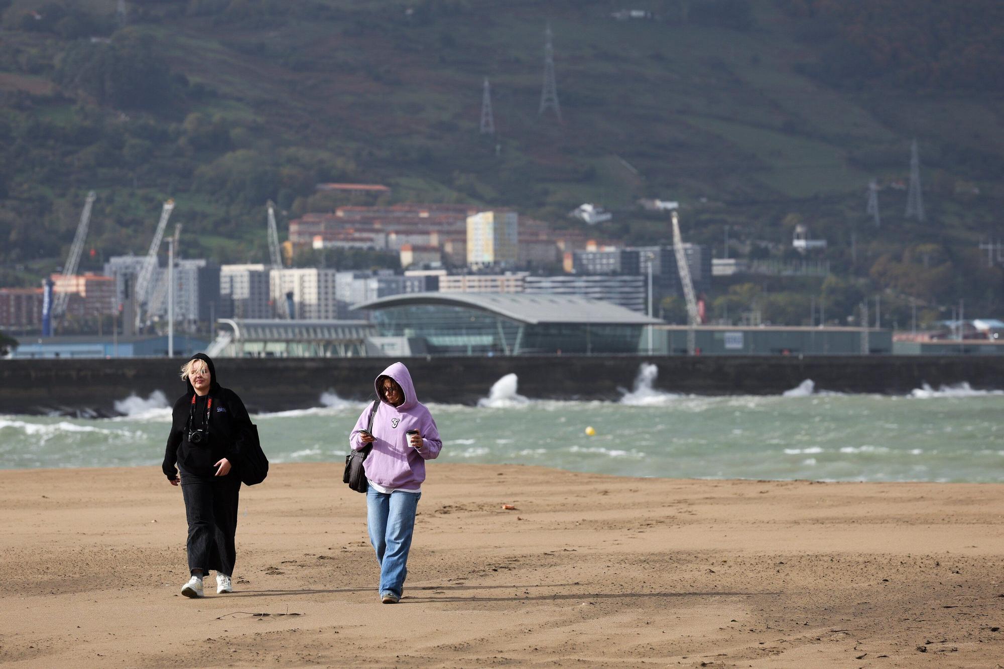 La borrasca Benjamín provoca incidencias en Bizkaia