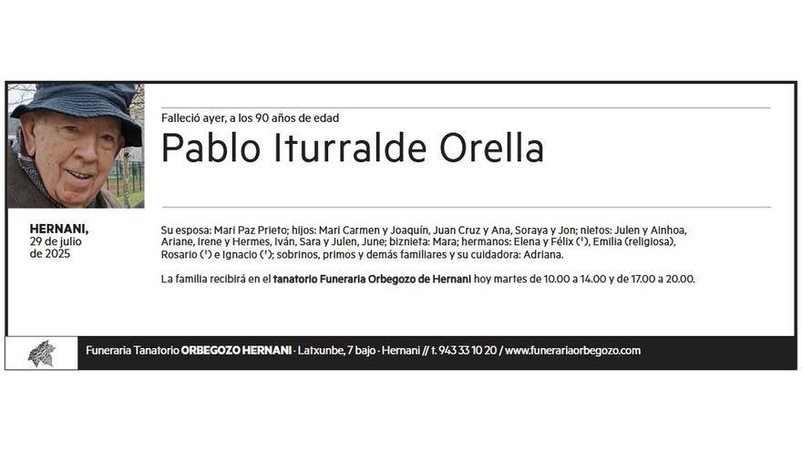 PABLO ITURRALDE ORELLA