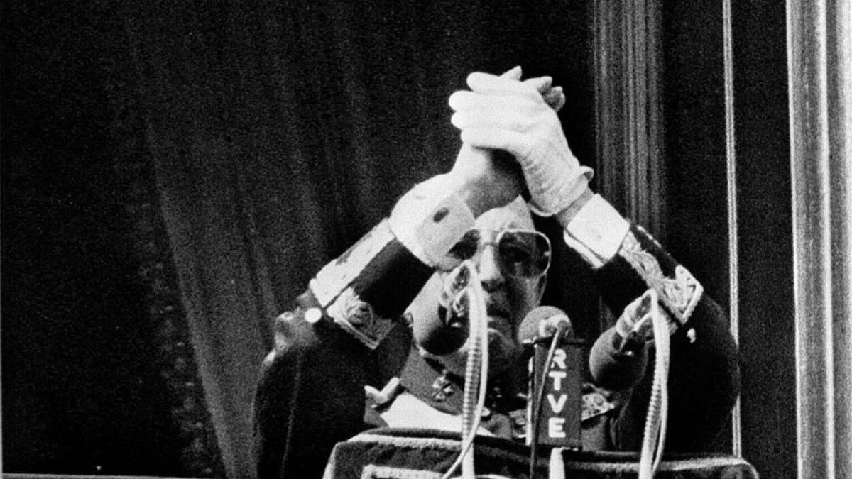 Franco, en su última aparición pública.