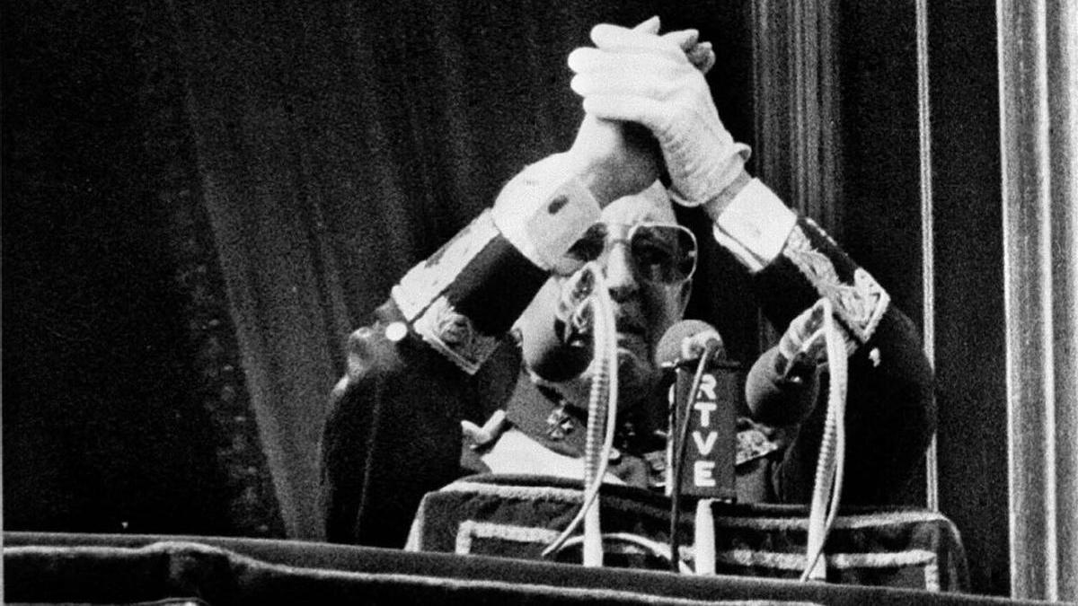 Franco, en su última aparición pública.