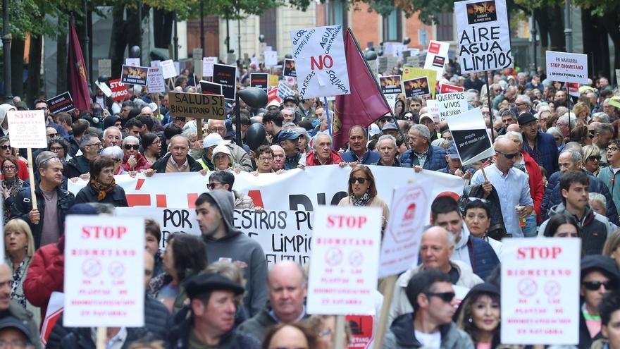 Reclaman en Pamplona una moratoria a las plantas de biometanización