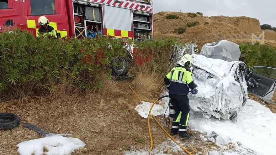 Accidente mortal en Olite (AP-15)