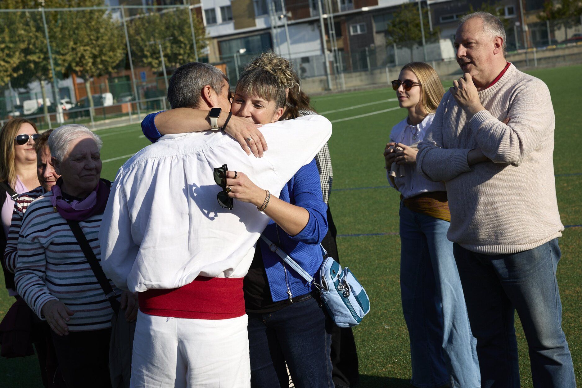 Fotos de la inauguración del campo de fútbol de Berriozar
