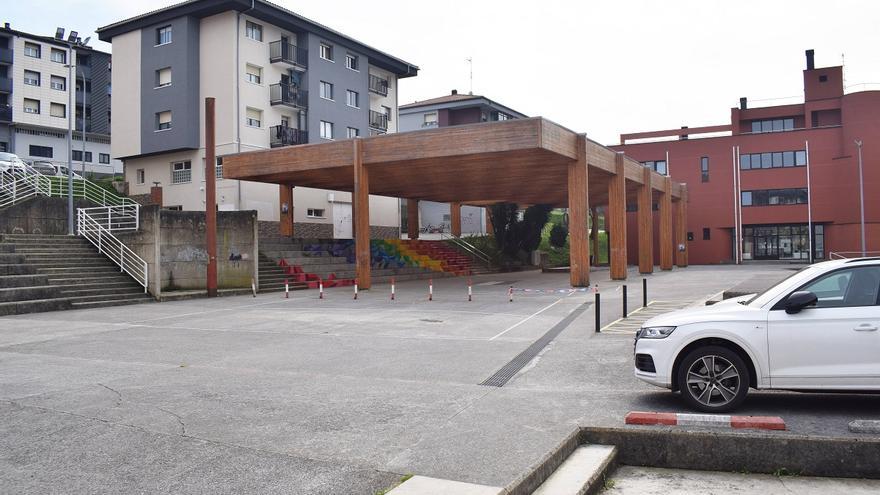 Urnieta habilita la plaza Plazido Muxika como aparcamiento