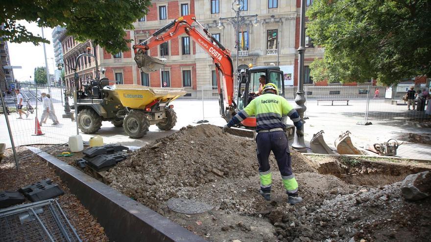 “Pedimos paciencia a la ciudadanía y al comercio con las obras en el Paseo de Sarasate”