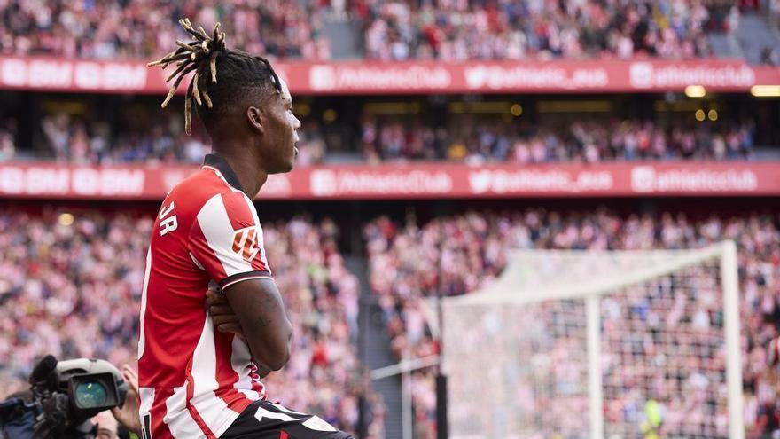 La celebración viral de Nico Williams tras marcar uno de los mejores goles de LaLiga