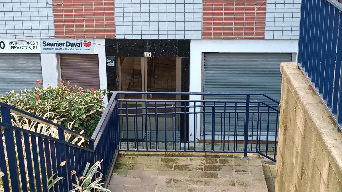 Portal del barrio de Azeta de Portugalete