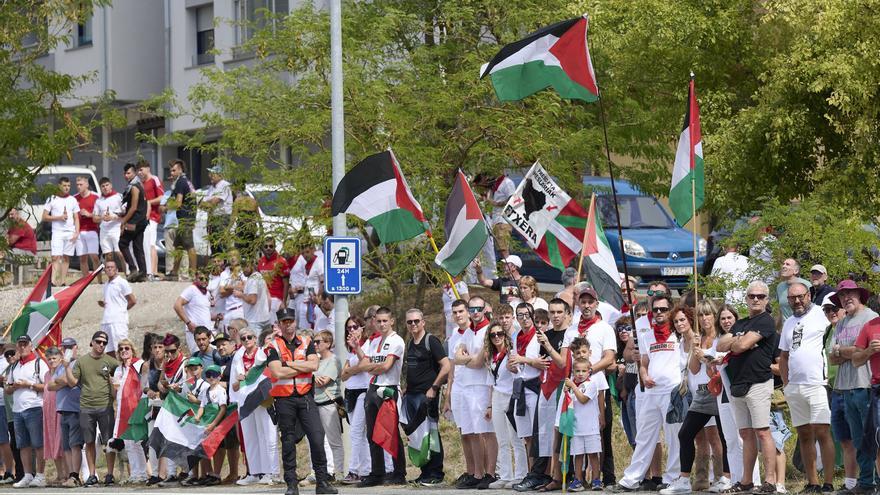Aburto entiende la protesta en La Vuelta ante el &quot;genocidio atroz en Gaza&quot;