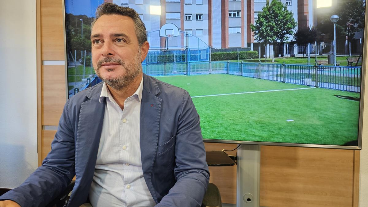 Jon Andoni Uria, edil de Obras del Consistorio fabril.