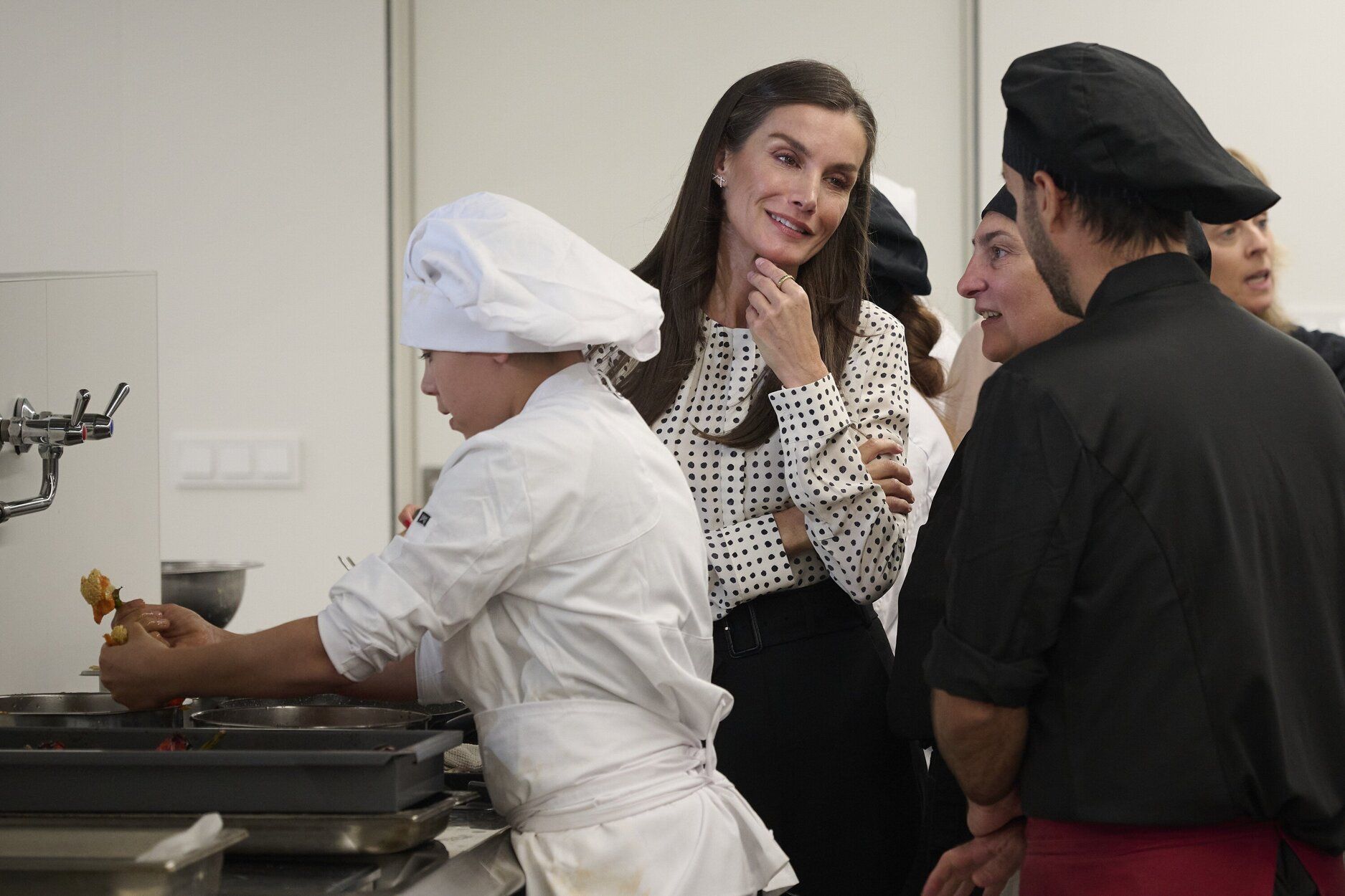 Fotos de la visita de la reina Letizia al CIP FP Lumbier IIP