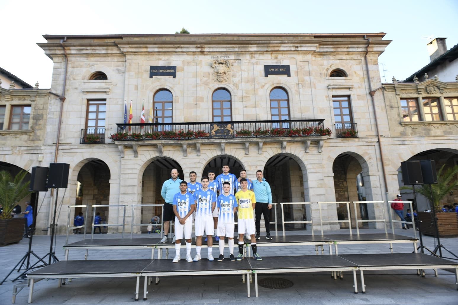 Presentación de los clubes deportivos de Urretxu y Zumarraga