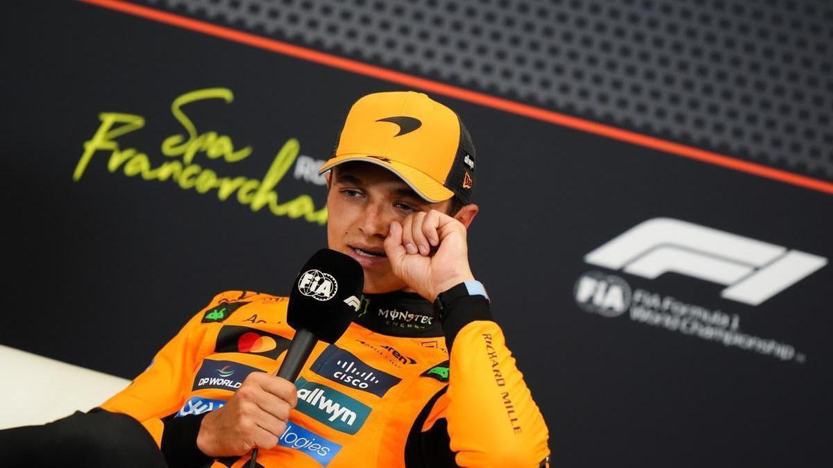 El piloto de McLaren Lando Norris.