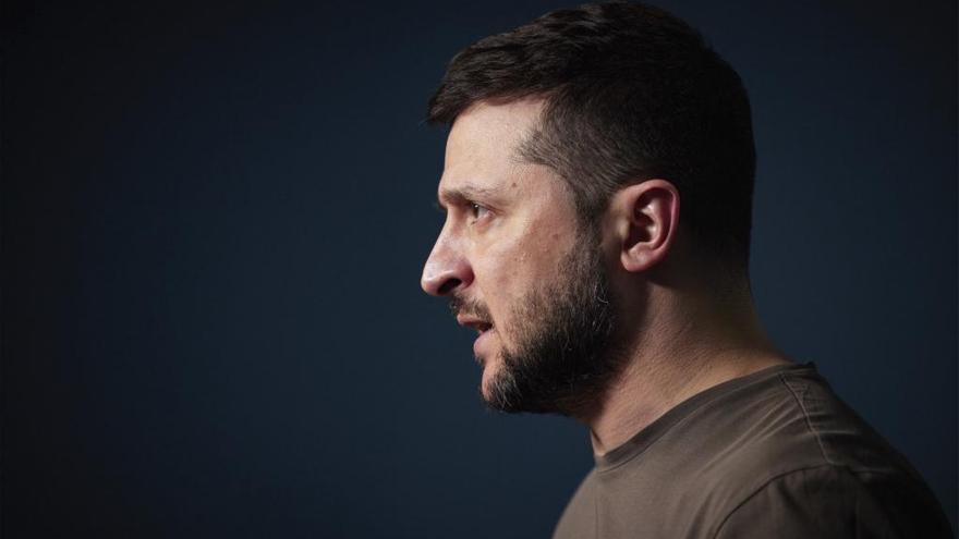 El presidente de Ucrania, Volodímir Zelenski.