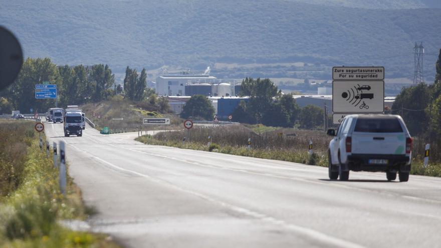 Dos fallecidos en el accidente registrado en la N-124 a la altura de Berantevilla