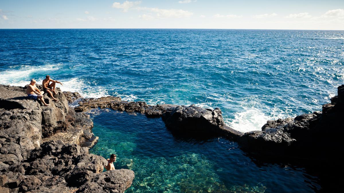 Piscinas naturales en La Palma.