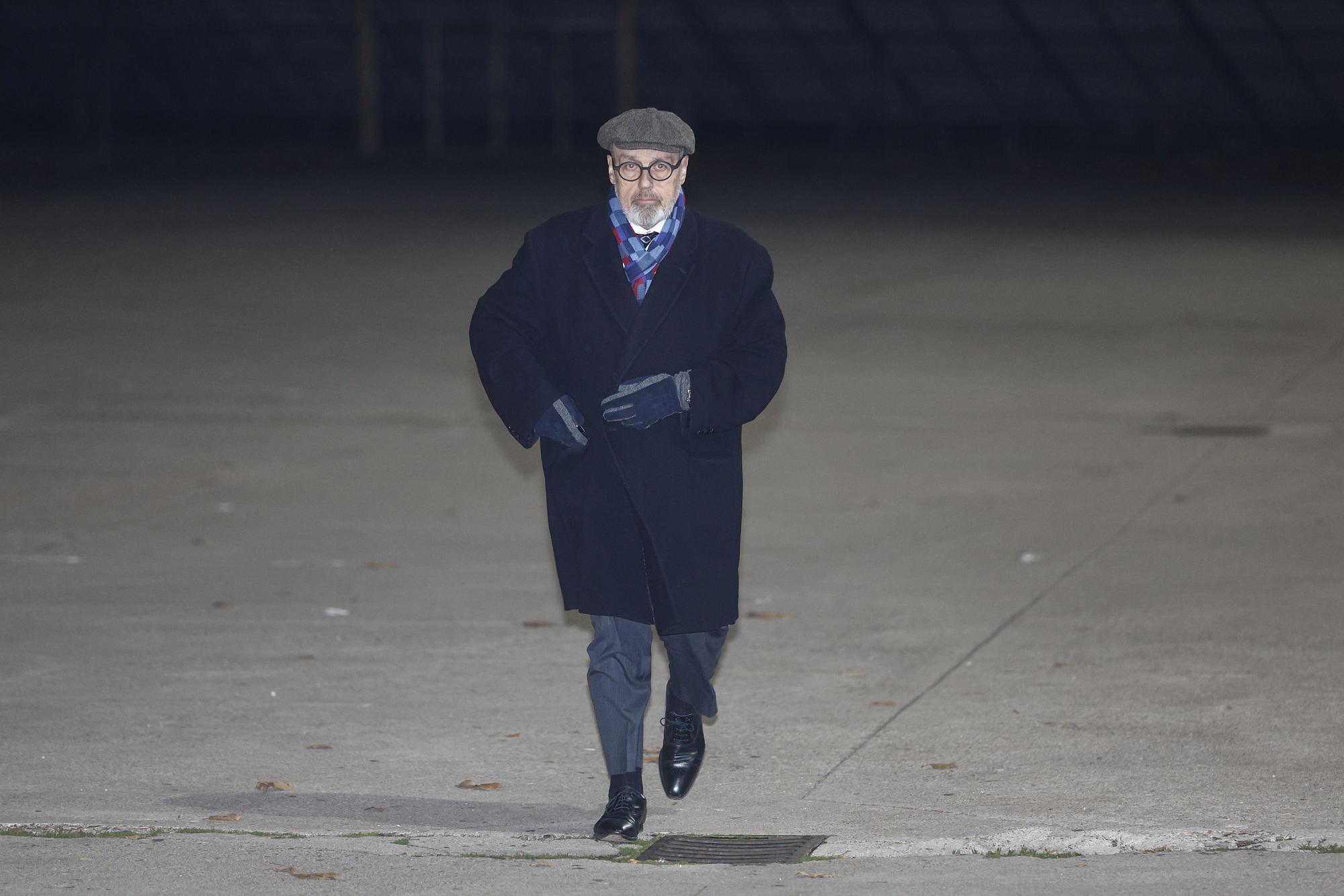 Fotos de la salida de Santos Cerdán de la cárcel de Soto del Real