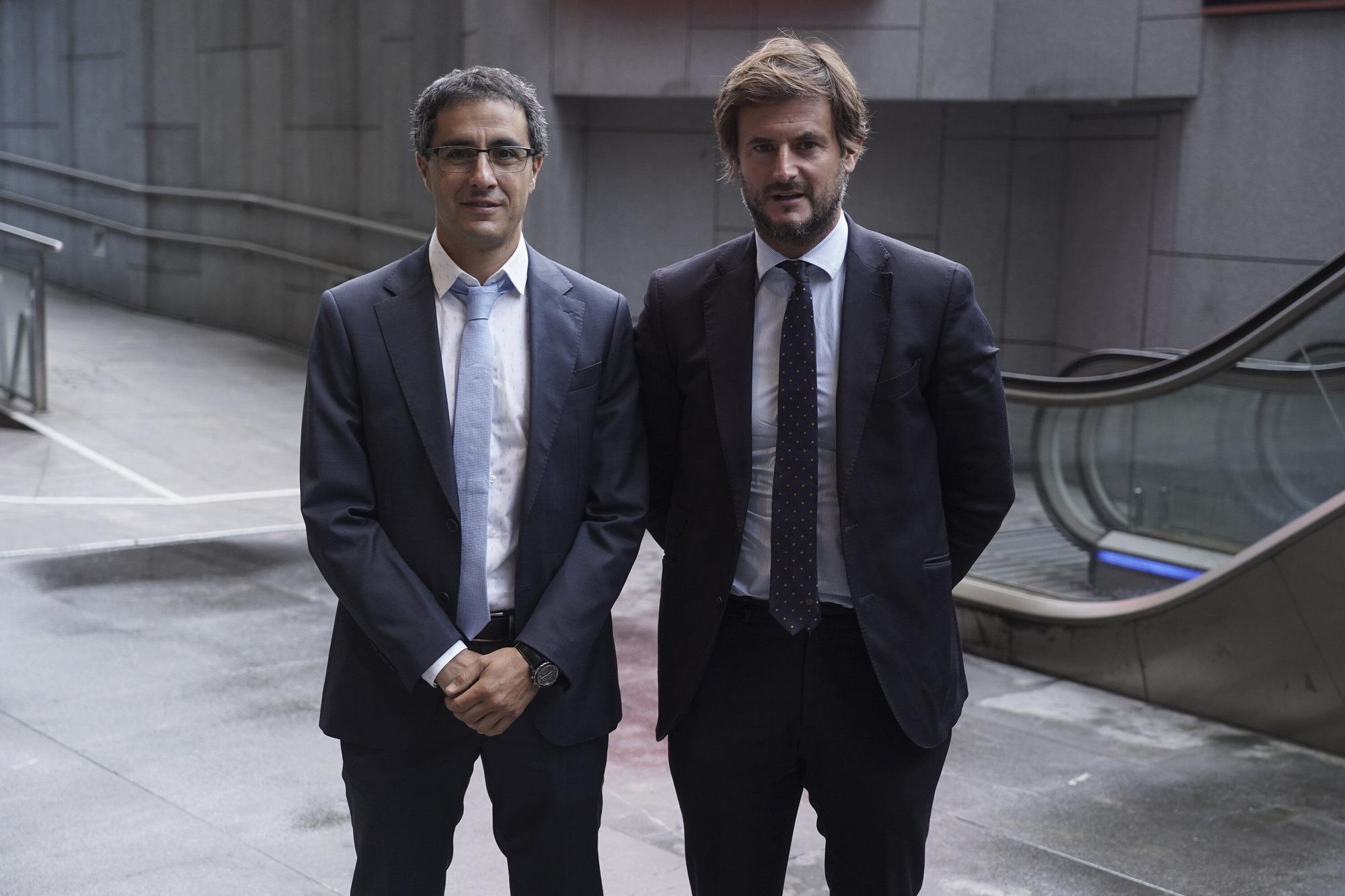 Ekaitz Beitia y Gorka Natxiondo, recién llegados a Euskalduna,