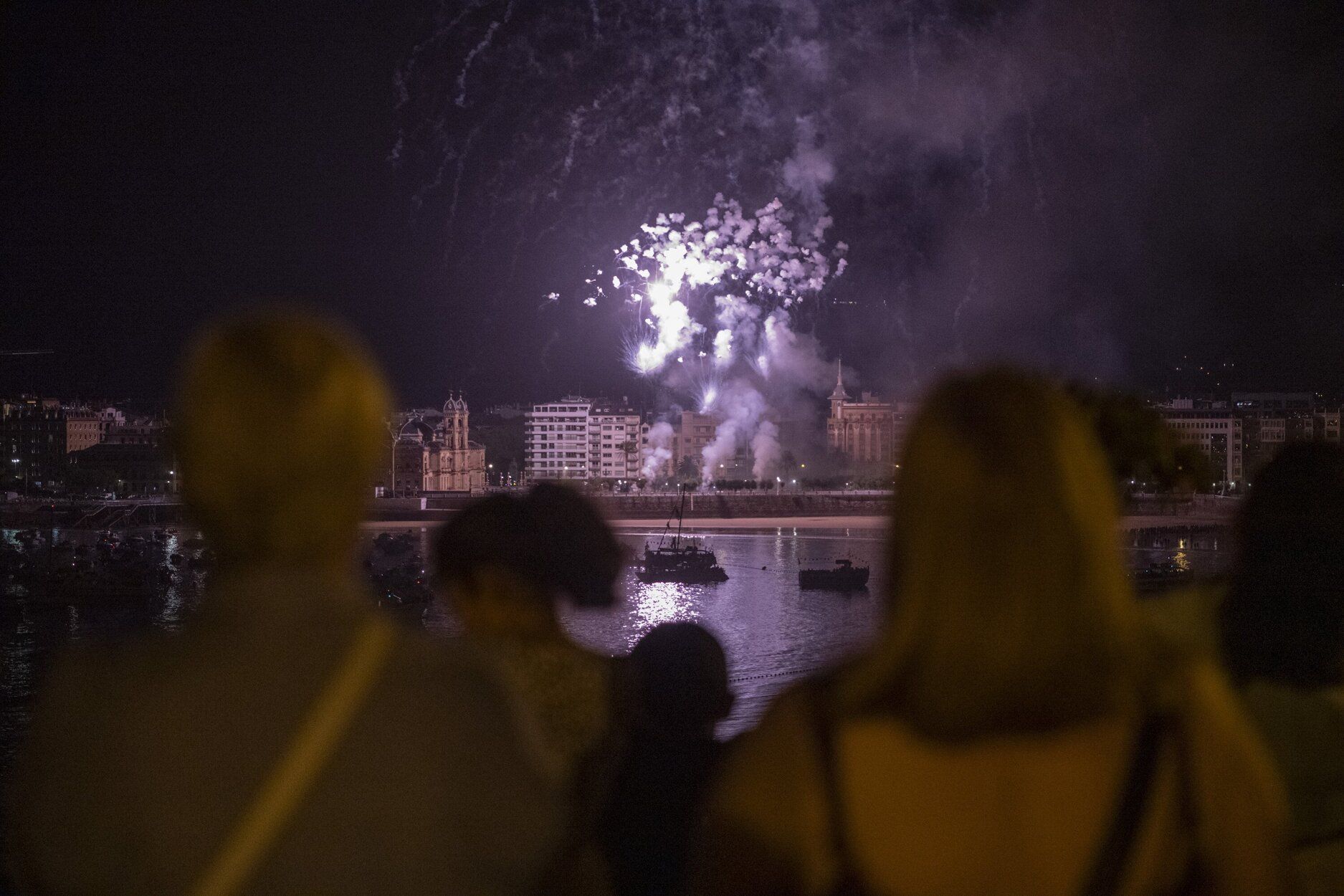 Las mejores imágenes de la Pirotecnia Lieto Fireworks en Donostia